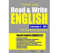 Matthew Preston Preston Lee's Read & Write English Lesson 1 - 60 For (Tascabile)