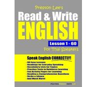Matthew Preston Preston Lee's Read & Write English Lesson 1 - 60 For (Tascabile)