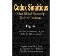 Matthew Simmons Codex Sinaiticus (Tascabile)