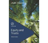 Matthew Stubbins Equity and Trusts (Tascabile)