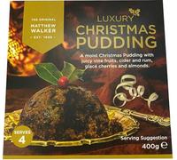 Matthew Walker Luxury Christmas Pudding 400g x 1 Medium Size