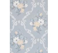 Matthew Williamson Carta da parati Almudaina - Gray/ Pale Lemon/ Ice