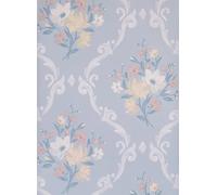 Matthew Williamson Carta da parati Almudaina - Pale Gray/ Buttermilk/ Blush