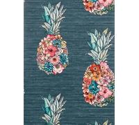 Matthew Williamson Carta da parati Ananas - Dark Teal/ Scarlet/ Jade