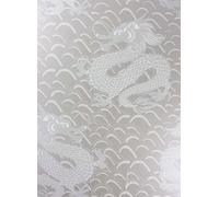 Matthew Williamson Carta da parati Celestial Dragon - Pebble/ Metallic Gilver