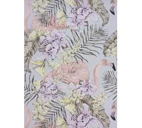 Matthew Williamson Carta da parati Club - Matt Silver/ Lilac/ Lemon