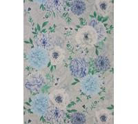 Matthew Williamson Carta da parati Duchess Garden - Grey/ Persian Blue/ White
