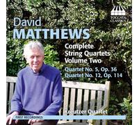 David Matthews David Matthews: Complete String Quartets - Volume 2 (CD) Album