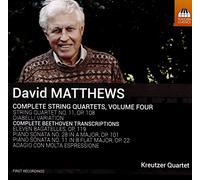 David Matthews David Matthews: Complete String Quartets - Volume 4 (CD) Album