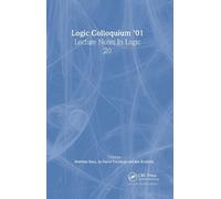 Matthias Baaz Logic Colloquium '01 (Copertina rigida)