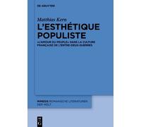 Matthias Kern L’esthétique populiste (Copertina rigida) Mimesis