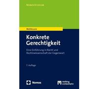 Matthias Mahlmann Konkrete Gerechtigkeit (Tascabile)