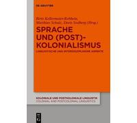 Matthias Schulz Sprache und (Post)Kolonialismus (Copertina rigida)