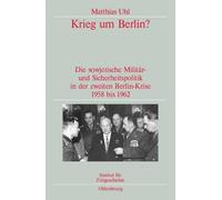 Matthias Uhl Krieg Um Berlin? (Copertina rigida)