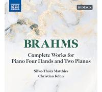 Matthies/Kohn - Johannes Brahms: Complete Works for Piano Four Hands and Two Pianos (18 CD Boxed Set)