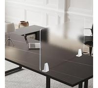 Mattierte Acryl Schreibtisch-Trennwände - Freistehende platten für erhöhte Privatsphäre im Büro, Klassenzimmer und Bibliothek - Ideal für konzentriertes Arbeiten