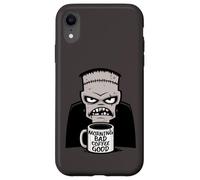 Mattina Cattivo Caffè Buono Mostro Rianimato Raccapricciante Divertente Custodia per iPhone XR