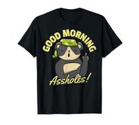 Mattina Divertente Buongiorno Buco del culo Maglietta