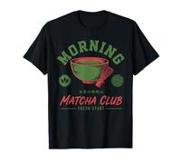 Mattina Matcha Club Fresh Start tè Verde Amante Matcha Maglietta