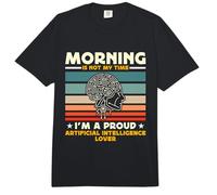 Mattina Non è Il Mio Tempo Data Science Intelligenza Artificiale Comfort Colors Adult Heavyweight T-Shirt