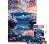 Mattinata tranquilla sul Monte Fuji Puzzle per ragazzi da 1000 pezzi Gioco mentale per il tempo libero Taglio di alta qualità Regalo premuroso (50x75cm)