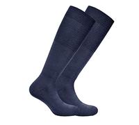 MATTIOLI Calza Lunga Uomo in caldo cotone INBLU 2 paia Polsino inglese no stress non stringe e non segna I101b