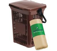 MATTIUSSI ECOLOGIA KIT RACCOLTA ORGANICO: UMIMAX+ 10LT e 50 sacchetti in carta per la raccolta dell'organico