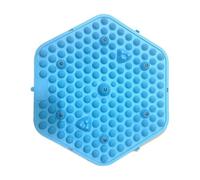 MATTO ROCCIA - PAD ACUPRESSURA RIFLESSOLOGIA, tappetino esagonale 16.14 "con magneti | Massager portatile del piede yoga, tappetino a pressione per sollievo dal dolore, riduzione dello stress, st