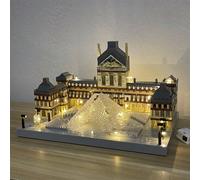 Mattoncini a tema di architettura famosa nel mondo: Puzzle micro LED in busta. Stili multipli tra cui Louvre, Torre Eiffel, Statua della Libertà, Empire State Building. Ideale per collezionisti di arc