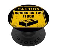Mattoncini da costruzione Caution Bricks On Floor Master PopSockets PopGrip Adesivo