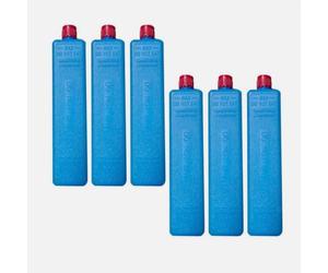 Mattoncini di ghiaccio riutilizzabili per refrigeratori, confezione da 6 pezzi, 200 ml, in plastica dura di lunga durata, a prova di perdite, impilabili, per il pranzo, campeggio, picnic
