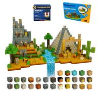 Mattoncini magnetici Egitto, 150 pezzi, mattoncini magnetici per bambini | Blocchi magnetici Egitto, pietre magnetiche, regalo per ragazzi e ragazze, 3-10 anni, 0,8 mm di spessore doppio