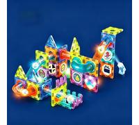 Mattoncini Magnetici per Bambini, 75 pz Gioco Magnetico per Bambini