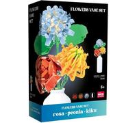 MATTONCINI VASO + 3 FIORI
