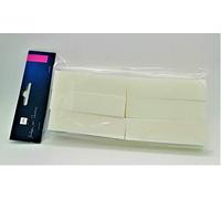 MATTONCINO BIANCO BUFFER MANICURE PEDICURE UNGHIE PROF.LE ESTETICA 6 PEZZI