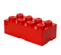 Mattoncino contenitore a 8 bottoncini - Rosso