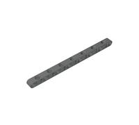 Mattone con Foro Trave Technic 1x15 Spessa con Fori Alternati 10 Pezzi GDS-2083 compatibile con Lego Giocattoli sfusi classici MOC Colore:Gris bleuté foncé 199
