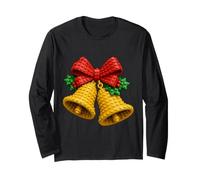 Mattone Natale Campana Block Building Master Builder Maglia a Manica