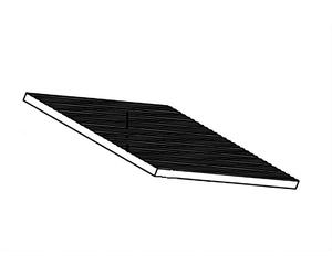 MATTONE REFRATTARIO "BV20" RIGATO 36x29 ORIGINALE Klover per Stufa Belvedere 20