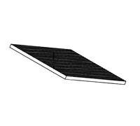 MATTONE REFRATTARIO "BV20" RIGATO (sagomato) 36x29 ORIGINALE Klover per Stufa Belvedere 20