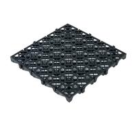 Mattonelle di collegamento del pavimento di drenaggio, progettazione di plastica di Openwork dei pp per la stanza all'aperto dell'autolavaggio e della piattaforma