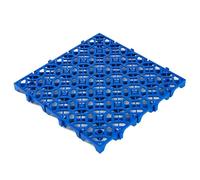 Mattonelle di collegamento del pavimento di drenaggio, progettazione di plastica di Openwork dei pp per la stanza all'aperto dell'autolavaggio e della piattaforma