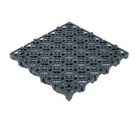 Mattonelle di collegamento del pavimento di drenaggio, progettazione di plastica di Openwork dei pp per la stanza all'aperto dell'autolavaggio e della piattaforma