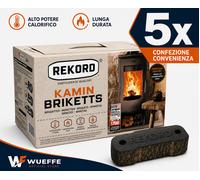 Mattonelle di Lignite - kg 50 - bricchetti mattonella carbone riscaldamento
