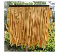 Mattonelle Di Paglia Artificiale Paglia Finta Tetto Di Paglia Artificiale Paglia Di Palma Rotolo Di Simulazione Paglia Di Plastica Semi-ritardante Di Fiamma Erba Finta(Yellow c,15pcs)