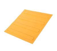 Mattoni Ciechi Multifunzionali in Pvc Arancia per Percorsi Sicuri | Uso per Ciechi, Facile da Pulire, Materiale Sicuro, Adatti a Piazze e Stazioni della Metropolitana