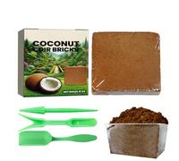 Mattoni di cocco riutilizzabili - Substrato da giardino sostenibile per piante da interno/esterno, ammendante del suolo per letti, vasi e sistemi idroponici