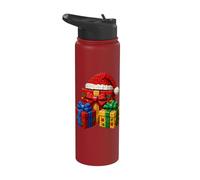 Mattoni di Natale Block Building Master Builder Stainless Steel Insulated Water Bottle