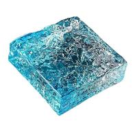 Mattoni di vetro cristallo Glass Blocks And Bricks Multicolor 5.9x5.9x1.9in(Light Blue)