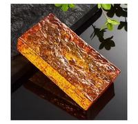 Mattoni in vetro trasparente, Mattone di vetro multicolore 20x10x5 cm for trasmissione della luce e privacy(Orange)